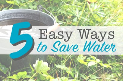 ways to reduce water use